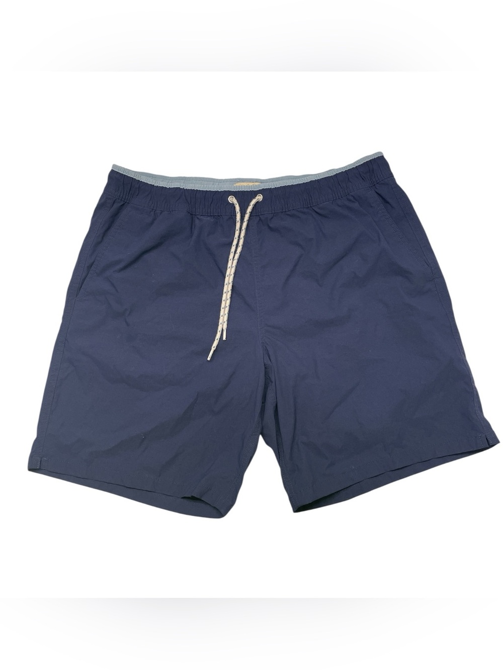 J.Crew Men’s Navy Blue Drawstring/Elastic Swim Trunks Size L